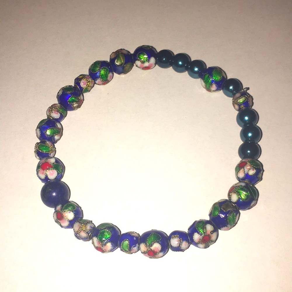Blue Cloisonné Bracelet